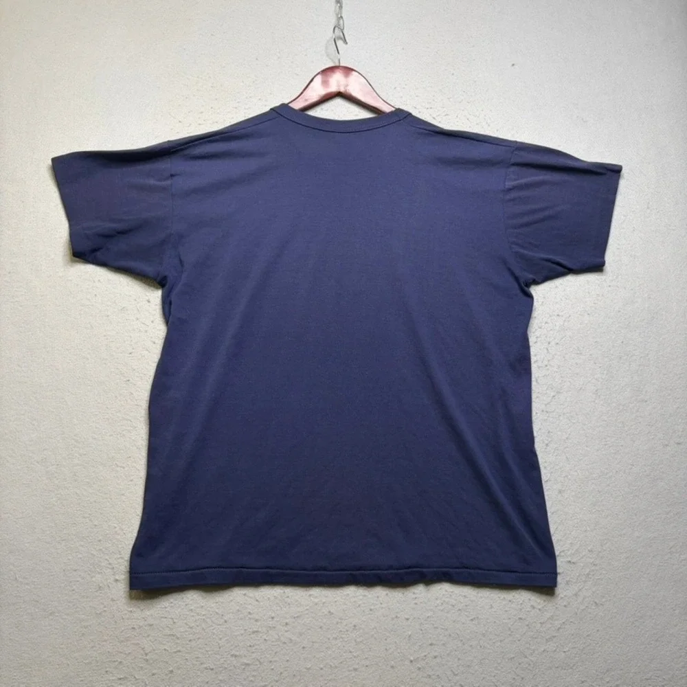 Russell Athletic T-Shirt Mens XL Navy Blue Vintage 70s Single Stitch PBPA